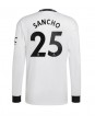 Manchester United Jadon Sancho #25 Auswärtstrikot 2022-23 Langarm